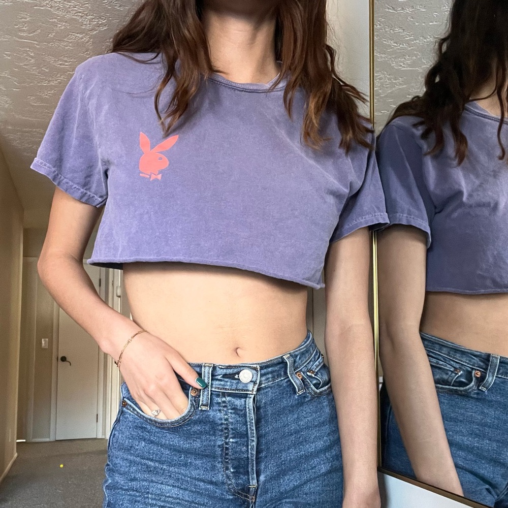 Playboy Mini Crop Top🐰💓